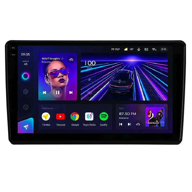 Автомагнитола штатная Teyes для Hyundai Elantra 3 2003-2010 Android CC3 2K 6/128G Wi-Fi/4G