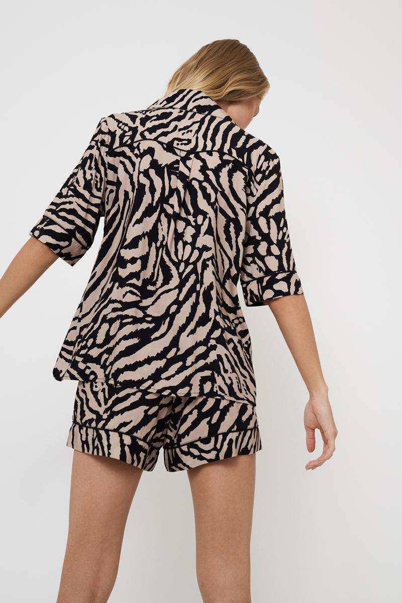 Піжама жіноча літня Aruelle М анімалістичний принт (36574-307-382) - фото 2