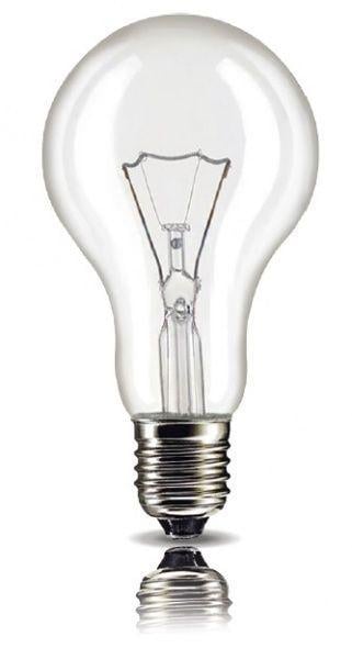 Лампочка Іскра 200 Вт E27 гофра Прозорий (2215752767)