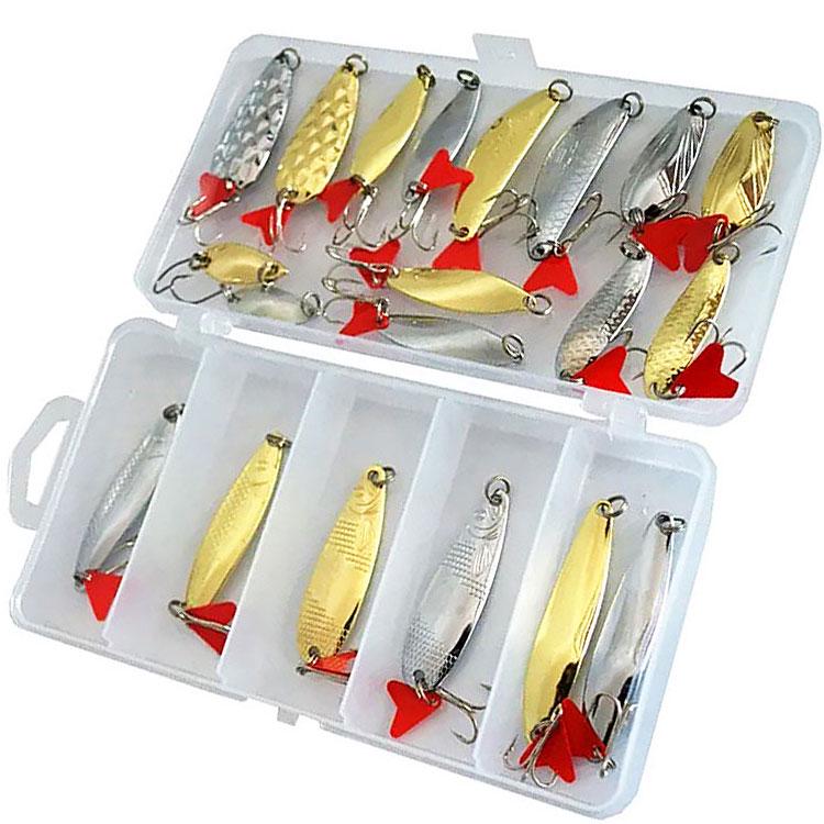 Набор колебалок Fox Trout Spoon BIG Kit 20 приманок в коробке (11575907)