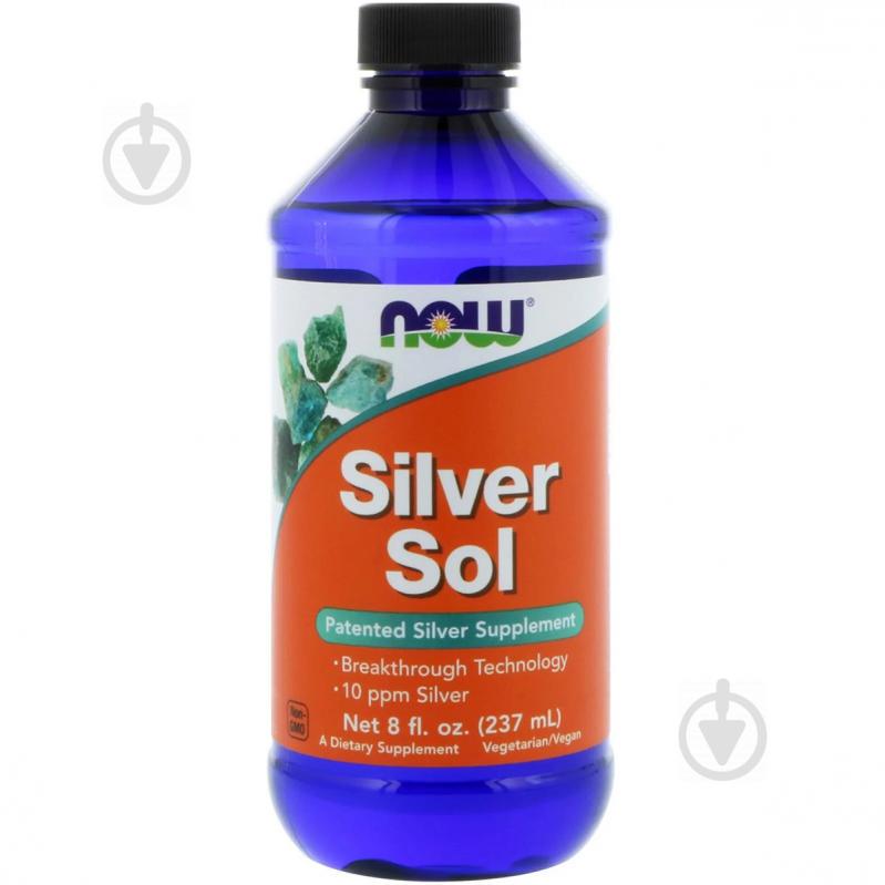 Колоїдне Срібло Now Foods Silver Sol 4 рідких унцій 119 мл