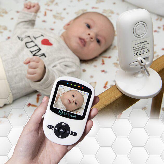 Відеоняня Baby Monitor SM-24 з портативним дисплеєм та вимірюванням температури - фото 12