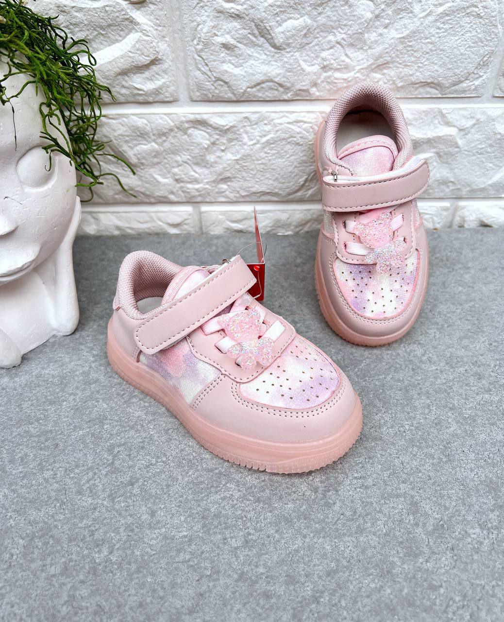 Кросівки для дівчинки Apawwa 1410 р. 21 13,5 см Рожевий (1410) Кросівки для дівчинки Apawwa 1410 р. 21 13,5 см Рожевий (1410)