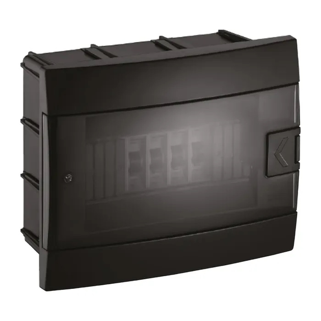 Щит распределительный HOROZ ELECTRIC 600-001-801 Teb 8 IP40 для врезного монтажа пластик Черный (26851700)