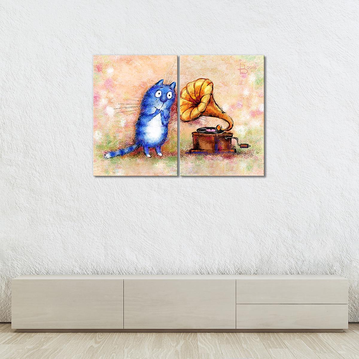 Модульная картина Лирика 2 модуля 70x105 см