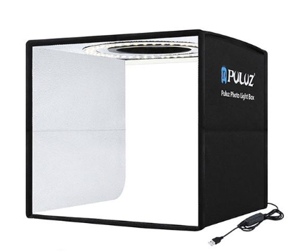Лайткуб з Led світлом Puluz PU5027B для предметної фотозйомки та макрозйомки 25х25х25 см