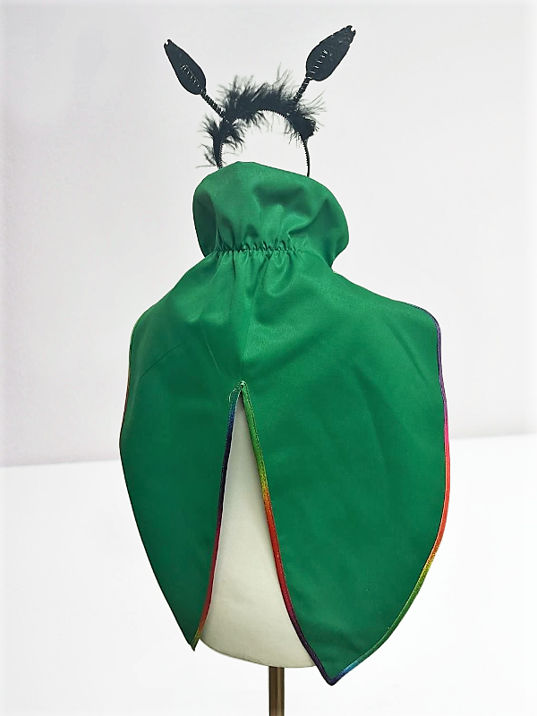 Комплект карнавальных аксессуаров Жук/Светлячок накидка/обруч/бабочка двухсторонняя (20336212) - фото 4 Комплект карнавальных аксессуаров Жук/Светлячок накидка/обруч/бабочка двухсторонняя (20336212) - фото 4