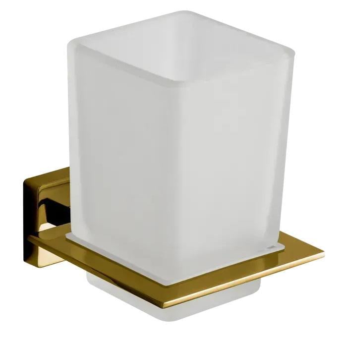 Склянка для зубних щіток VBI Mercury настінна Золотий (RM-VBI-040204GL)