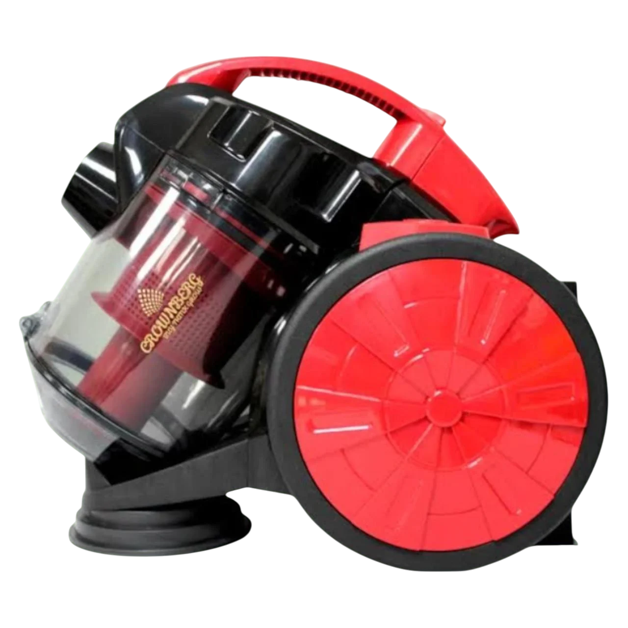 Пылесос контейнерный Crownberg CB-0110 безмешковый с турбо-щеткой циклонного типа 2400 Вт 3 л Красный (е89)