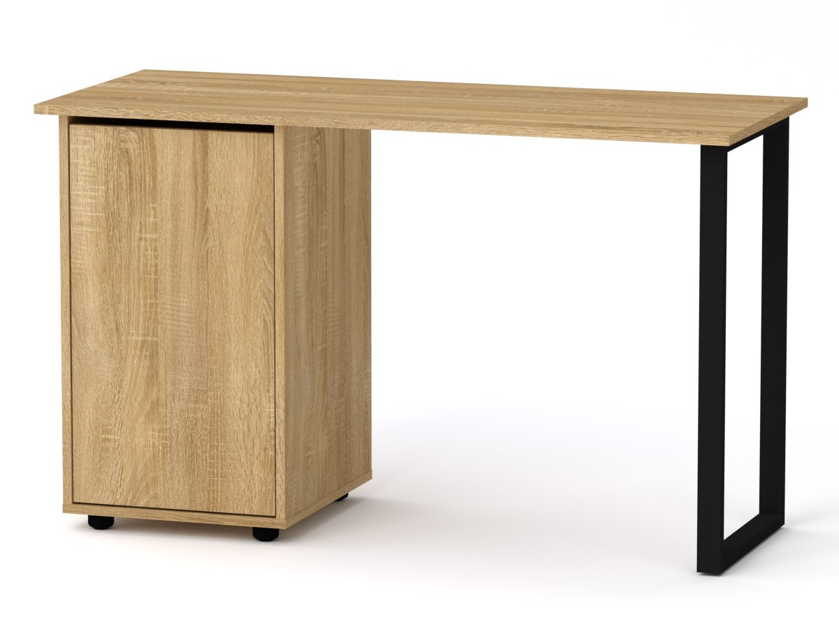 Стіл письмовий Компаніт Лофт 5 120х50х72,8 см Дуб сонома (61851c2fbf788663f50d868e) - фото 1 Стіл письмовий Компаніт Лофт 5 120х50х72,8 см Дуб сонома (61851c2fbf788663f50d868e) - фото 1