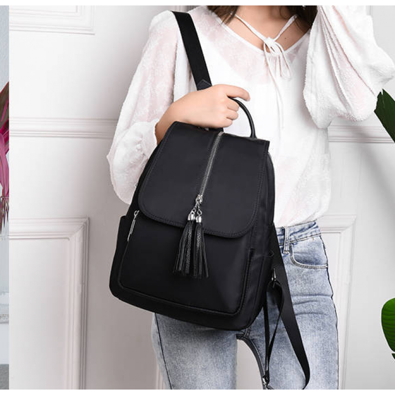 Рюкзак жіночий міський 31х26х12 см Чорний (679) - фото 3 Рюкзак жіночий міський 31х26х12 см Чорний (679) - фото 3