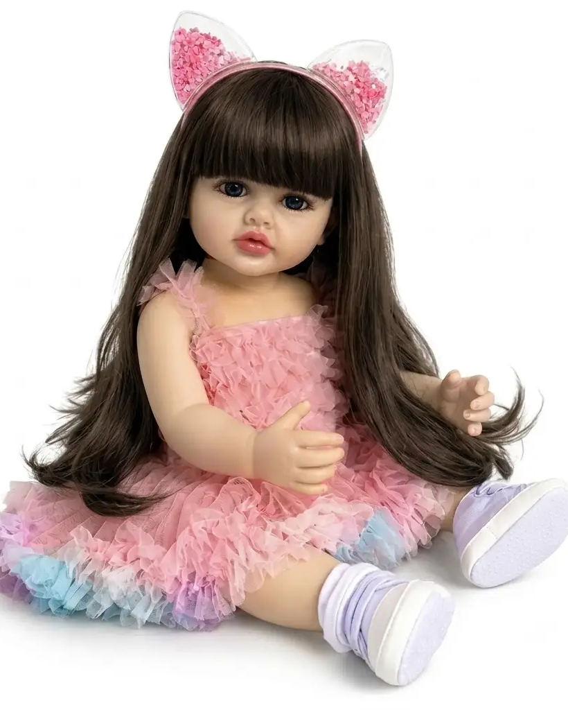 Кукла реалистичная Baby Born Doll Reborn силиконовая 55 см (К0100212)