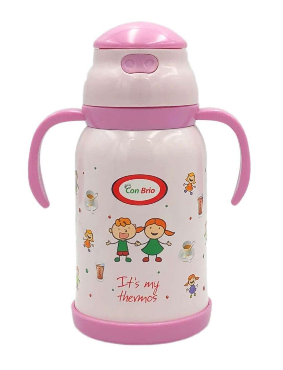 Термос детский Con Brio 380 мл Розовый (CB-383)