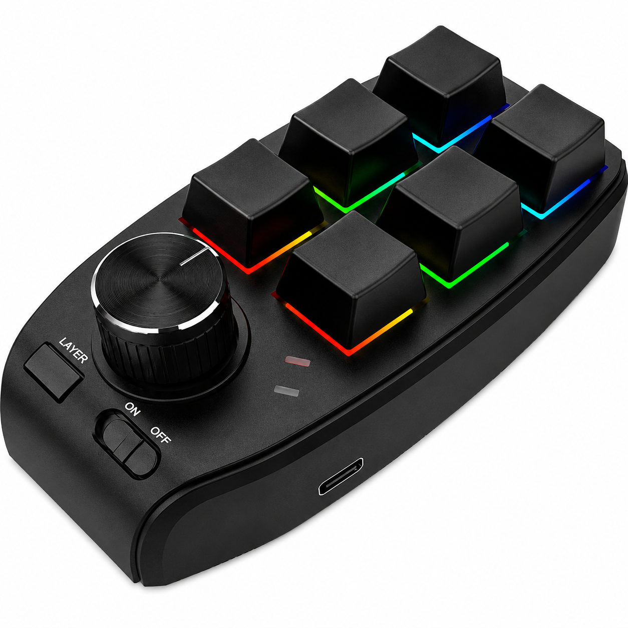 Клавиатура программируемая Bluetooth с подсветкой RGB (1012-189-01) Клавиатура программируемая Bluetooth с подсветкой RGB (1012-189-01)