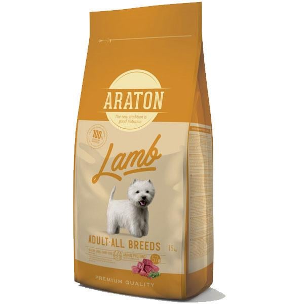 Корм сухий Araton Lamb All Breeds для дорослих собак 15 кг (4771317456359)