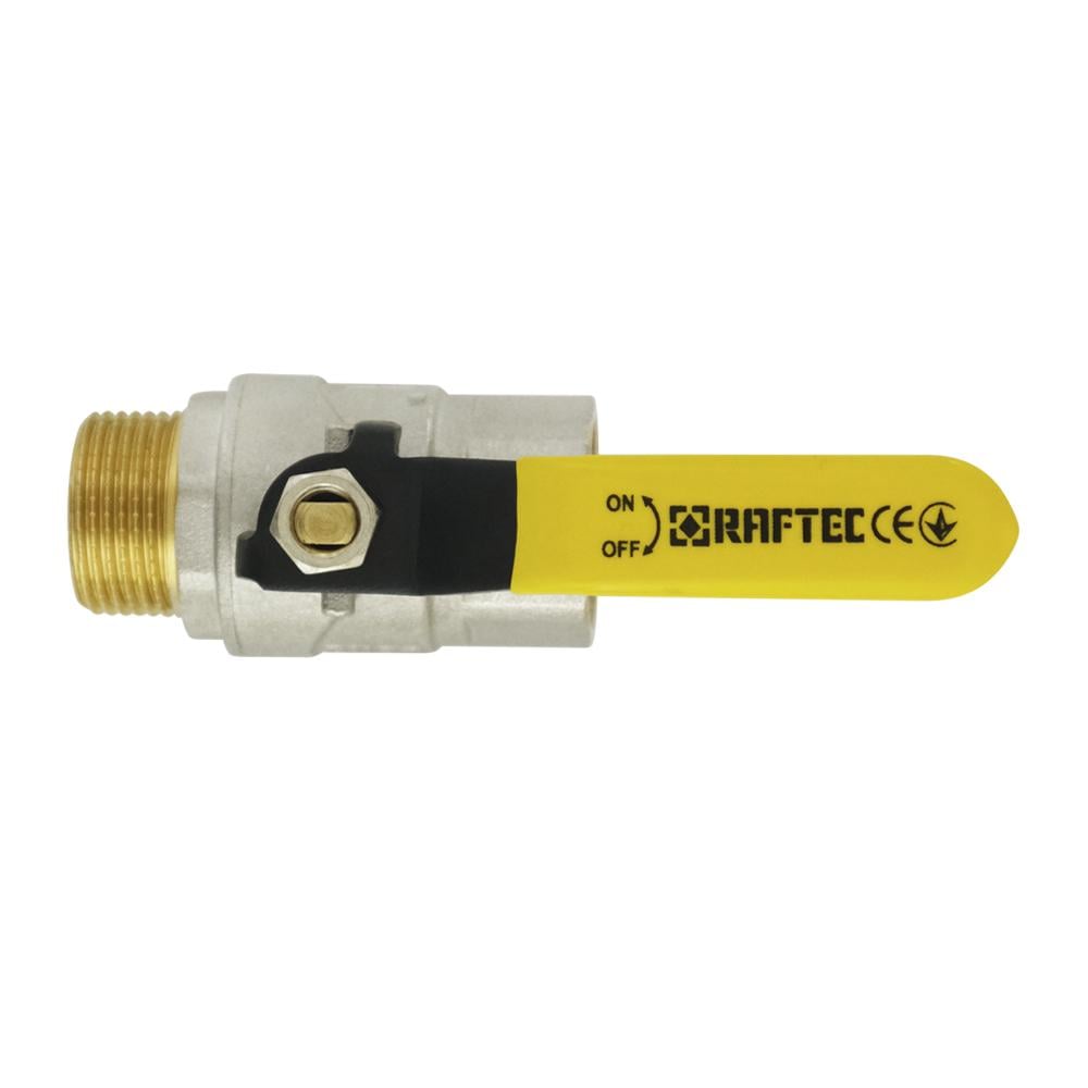 Кран шаровой Raftec PN40 НВ 3/4″ GRH21 Yellow - фото 3