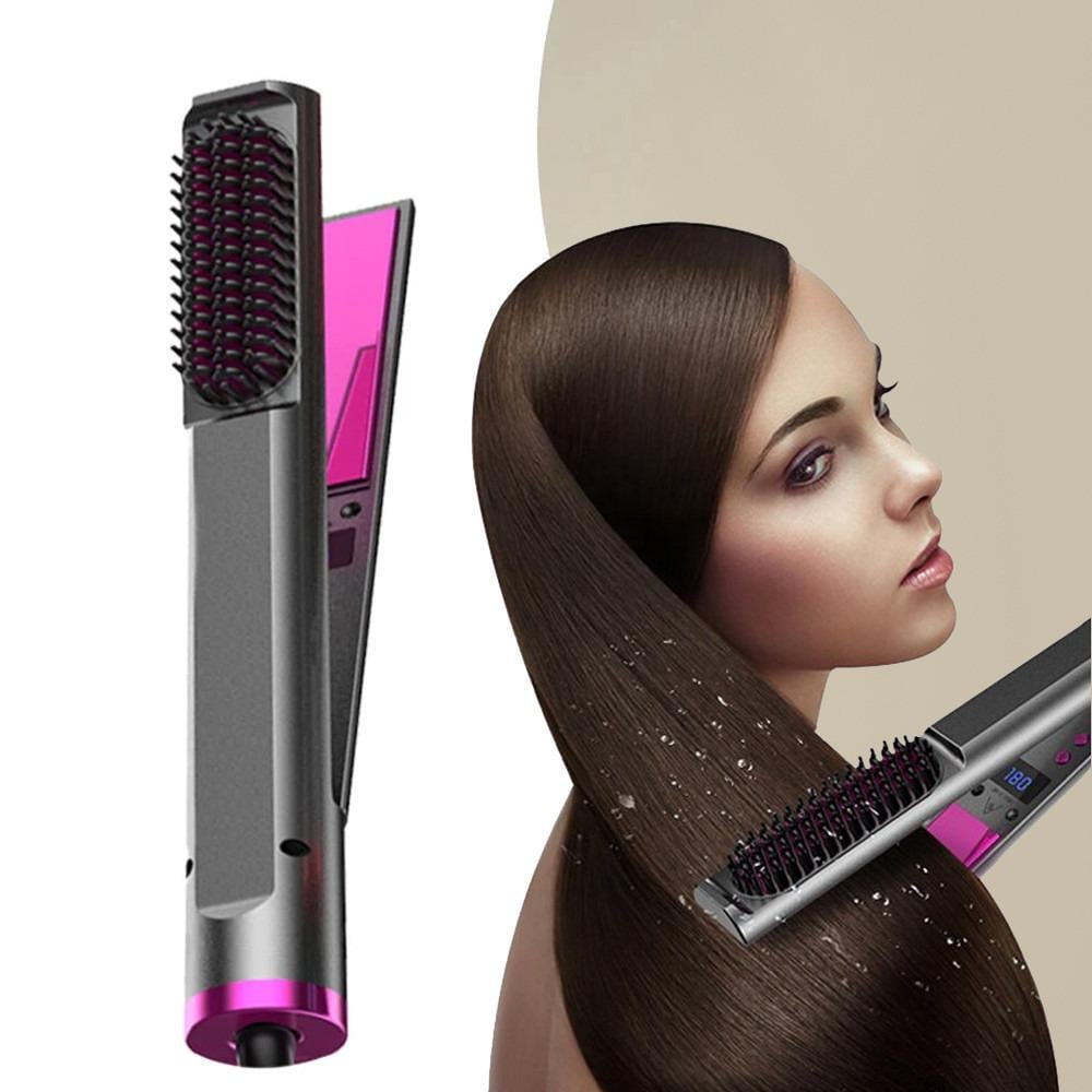 Выравниватель керамический Hair Straightener 3в1 для укладки волос Серый (107А) - фото 7