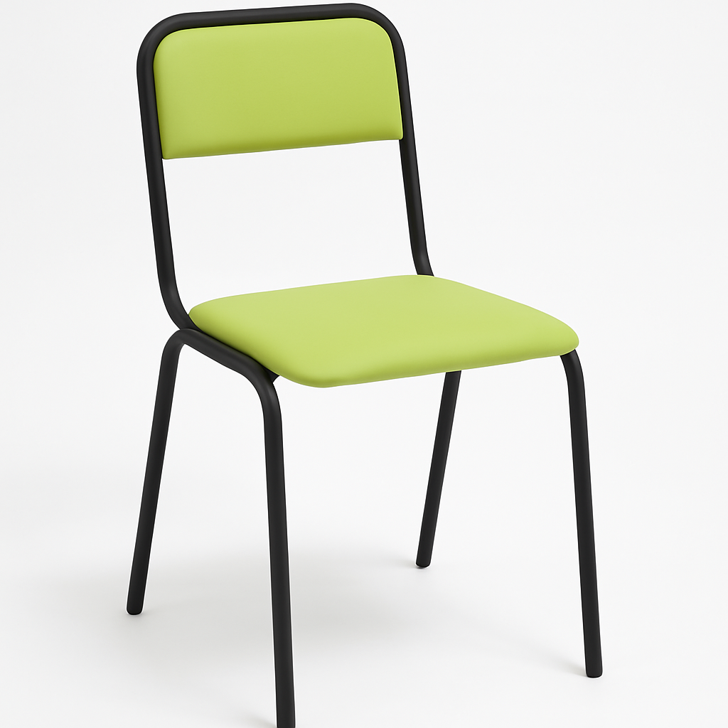 Офісний стілець Visitor тканина для зони очікування 45х47х81 см Салатовий (28374695)