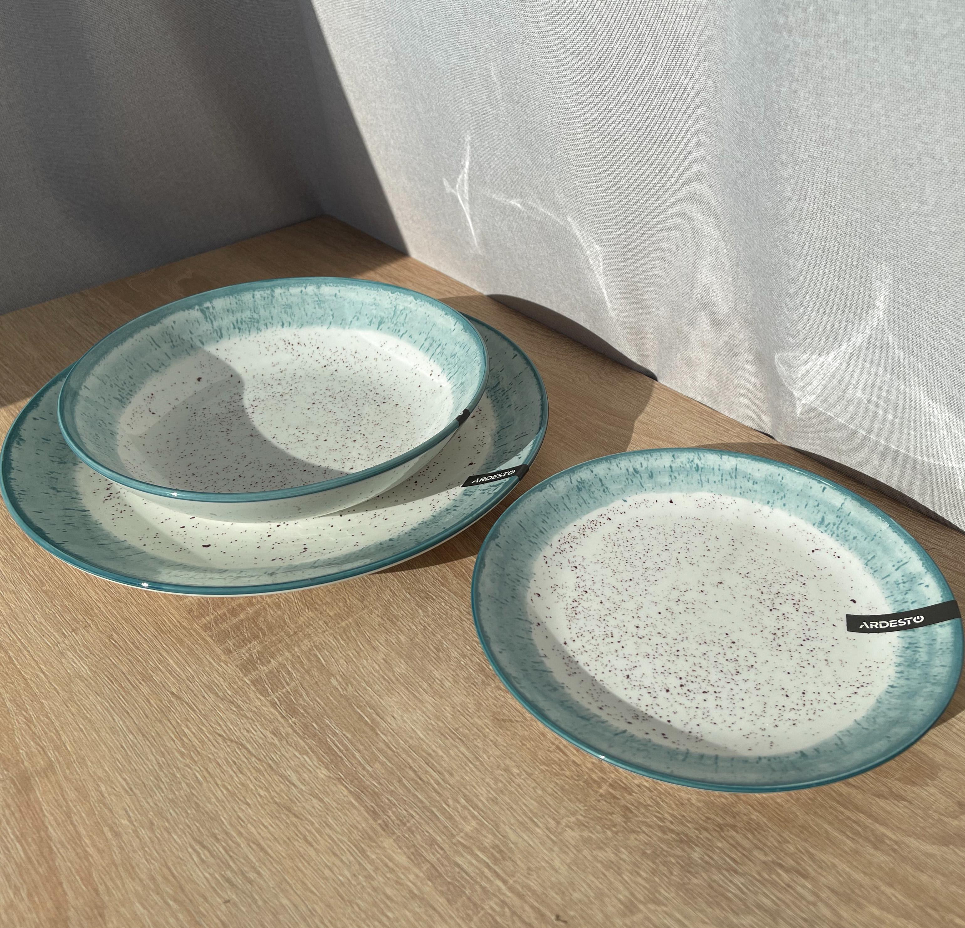 Столовый сервиз Ardesto Siena 3 предмета 1 персона фарфор Бело-голубой - фото 10 Столовый сервиз Ardesto Siena 3 предмета 1 персона фарфор Бело-голубой - фото 10