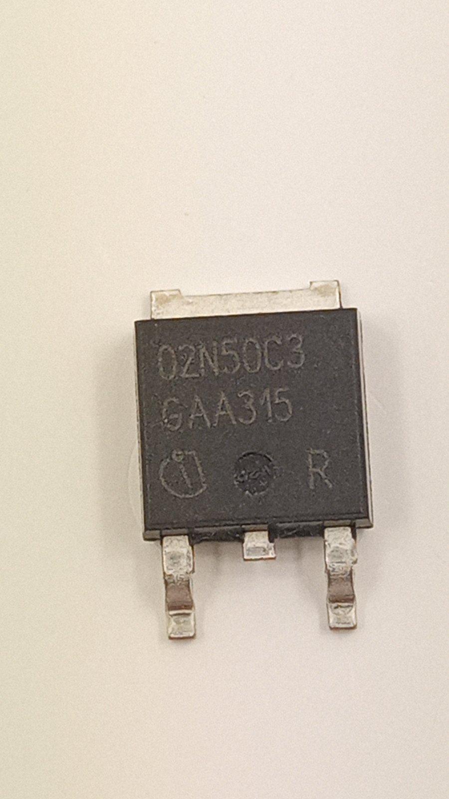 Транзистор SPD02N50C3 n-channel 560V 1,8A 3Om TO-252