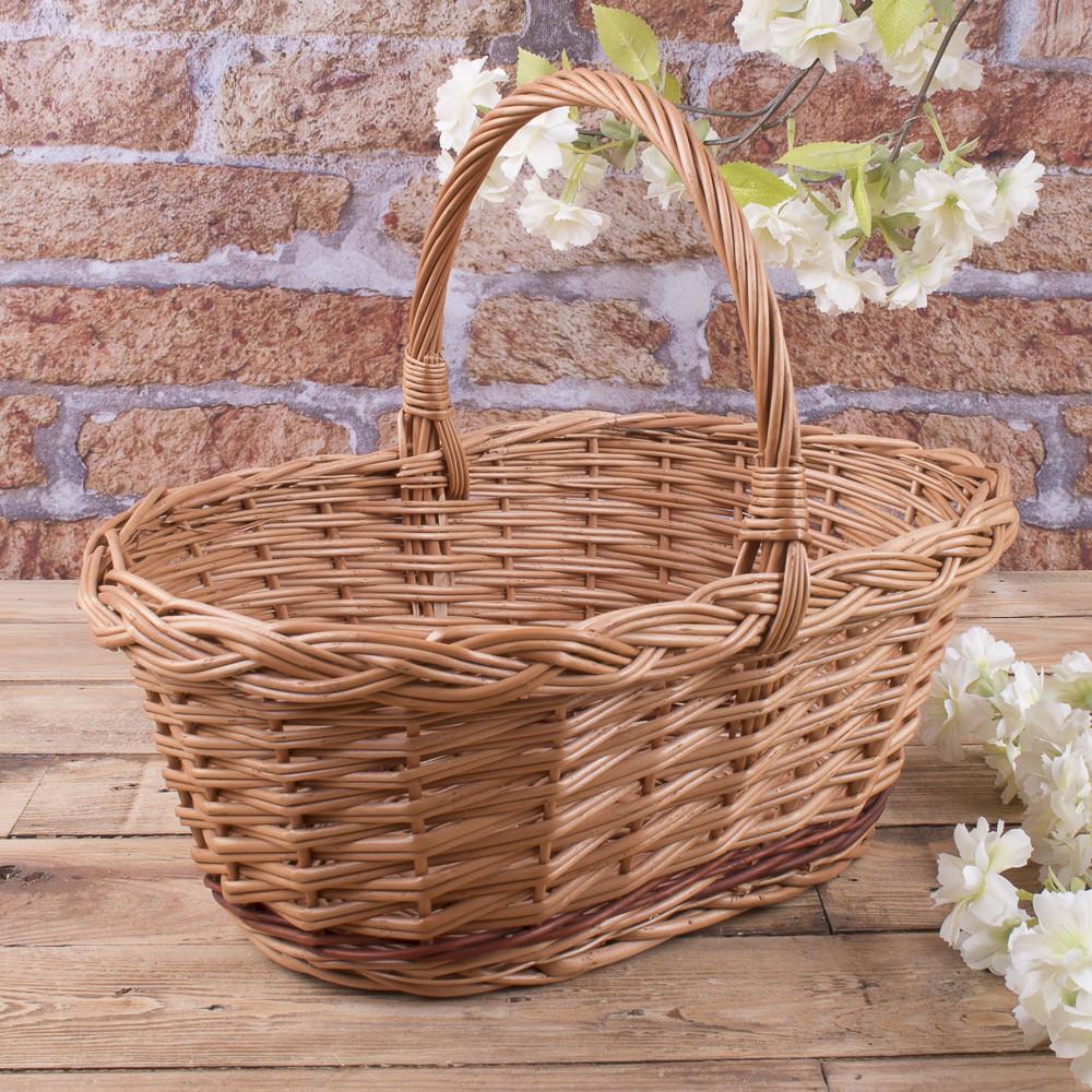 Корзина плетеная овальная подарочная (1940-4)