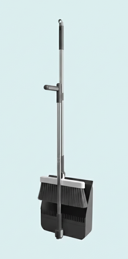 Совок с щеткой из нержавеющей стали TL-HC03 Серый (TL-HC03G)