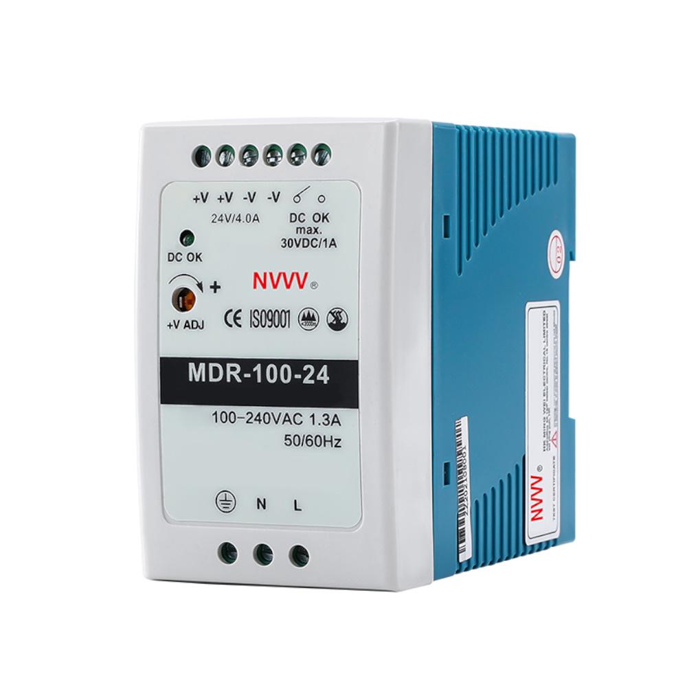 Блок питания на DIN-рейке NVVV 100W 4A 24V MDR-100-24