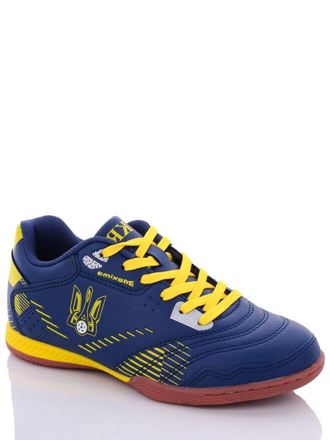 Футзалки на резиновой подошве Demax BN2304-8Z р. 39 Сине-желтый