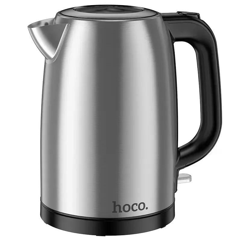 Электрочайник металлический Hoco HE12 1,7 л stainless steel electric kettle вилка EU