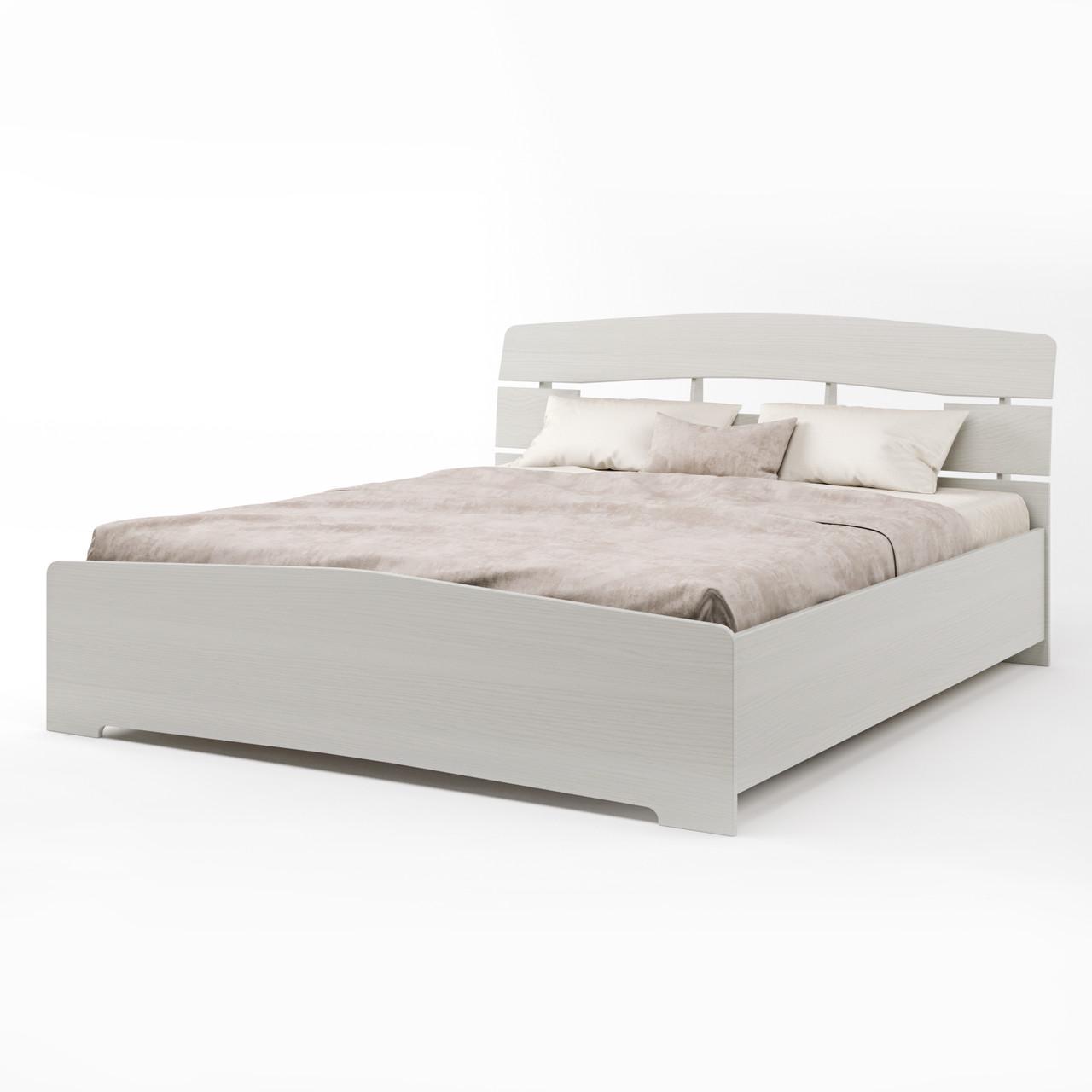 Кровать классическая Эверест двуспальная 160х200 см 165х90х220 см Нимфея Альба