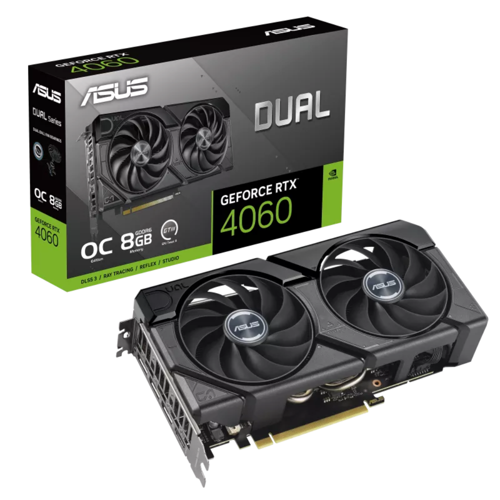 Видеокарта Asus nVidia RTX 4060 Dual OC 8 ГБ GDDR6/17000 МГц (DUAL-RTX4060-O8G-EVO) - фото 8