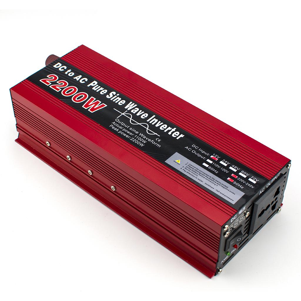 Перетворювач напруги Lightrich HPWD0012E чистий синус 12-220 V 2200 Вт (LS1010054061)