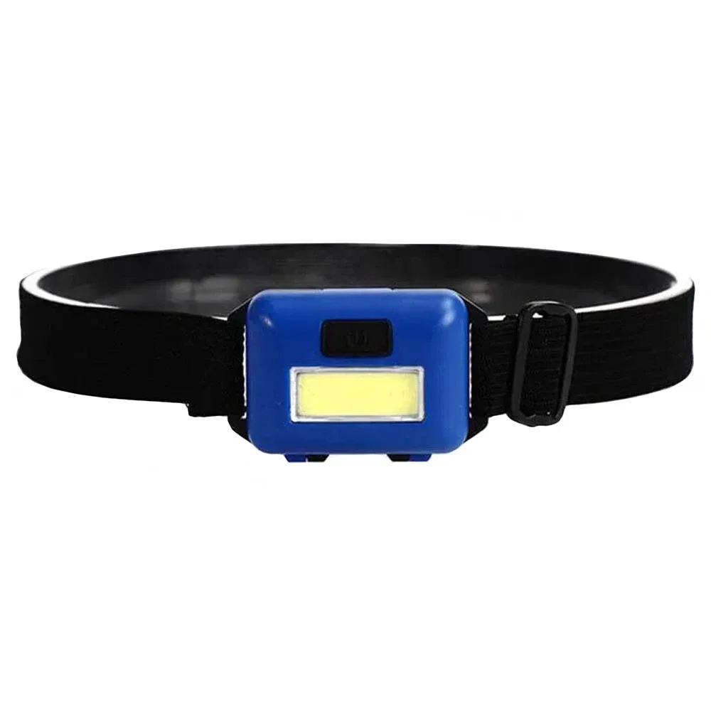 Фонарик налобный 818 на батарейках 3хААА 10W COB LED (3087)