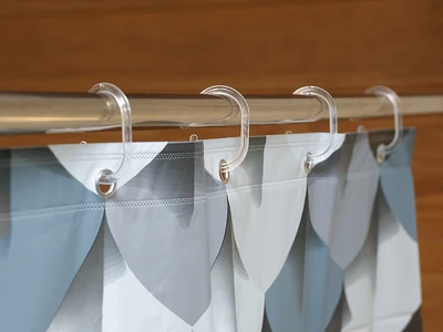 Шторка для ванной комнаты Woko HOLLY с 12 кольцами 180х180 см (WK7532A) - фото 6