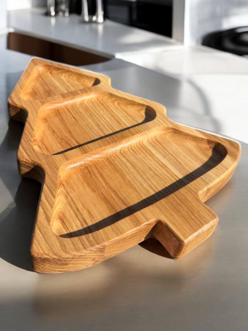 Менажница дубова Елка 29x22 см (2006344579) - фото 2