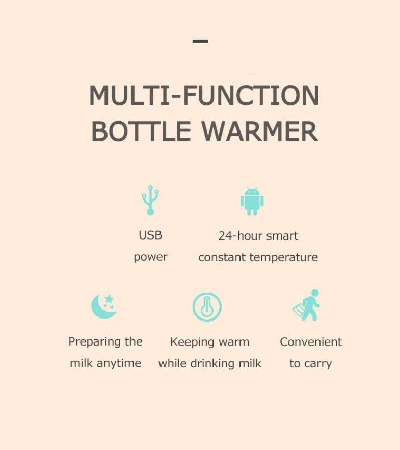 Подогреватель для бутылочки портативный, термоупаковка Mommy Bag №6 Бежевый (142443) - фото 6