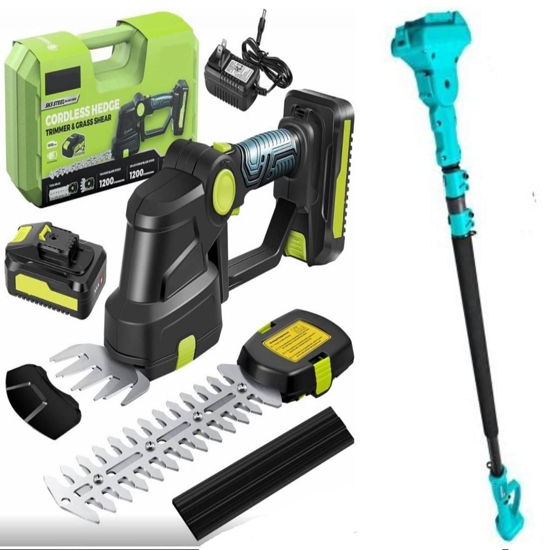 Кусторез аккумуляторный KRAFFTEC 2в1 аккумуляторы 2 шт./зарядное устройство/пластиковый кейс/удлинитель 1,3-2 м (28431224) Кусторез аккумуляторный KRAFFTEC 2в1 аккумуляторы 2 шт./зарядное устройство/пластиковый кейс/удлинитель 1,3-2 м (28431224)