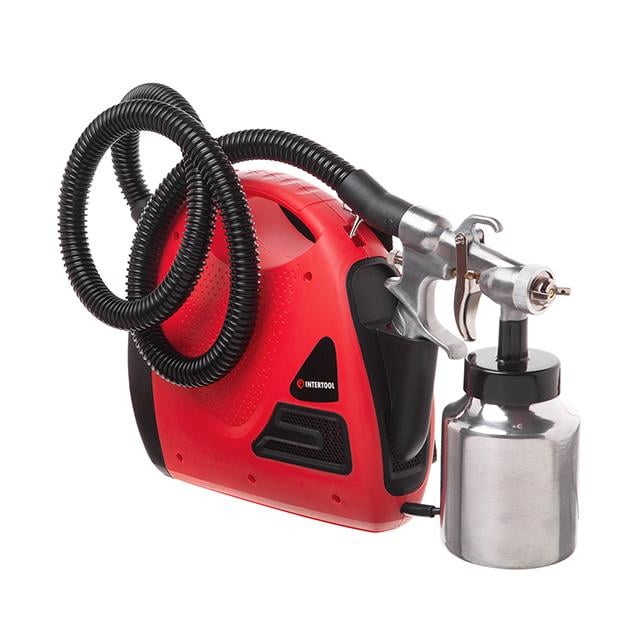 Фарбопульт електричний Intertool HVLP 600 Вт 1,8 мм 1 л 0,14-0,70 Бар 450-550 мл/хв (DT-5060)