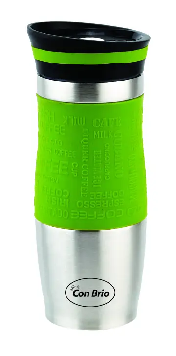 Термокружка Сon Brio СB-364-Green 380 мл Зеленый (8-6-1504481)