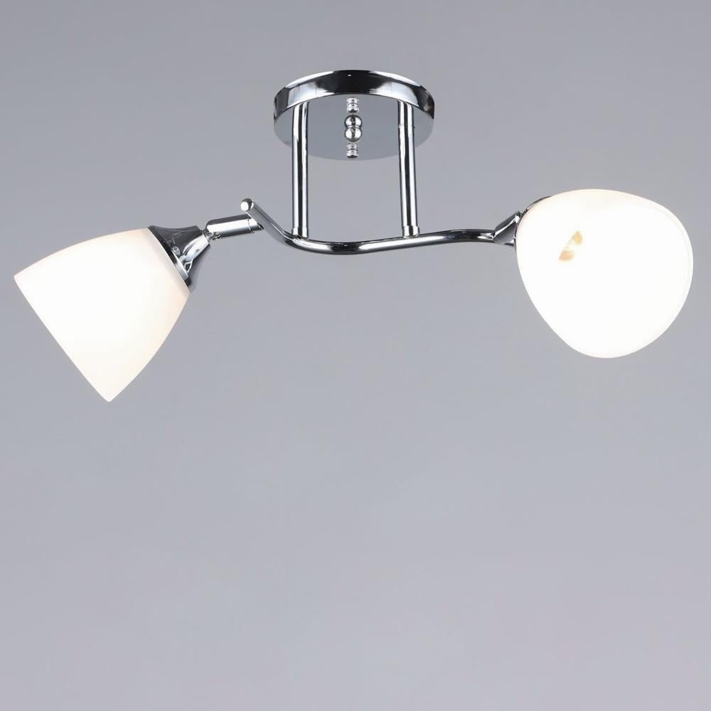 Люстра стельова Light House SRS-20314/2 плафони білі Хром