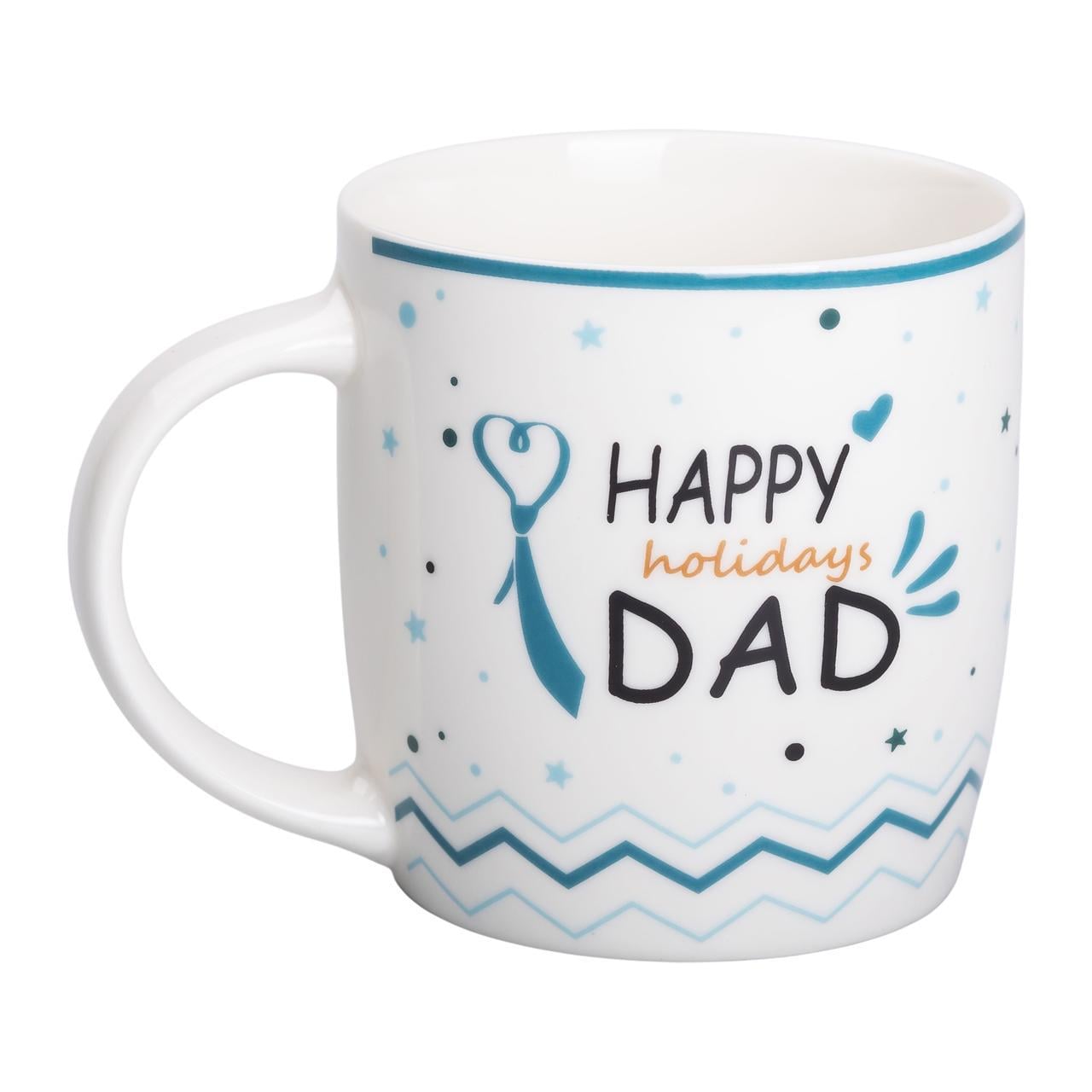 Чашка керамическая Happy holidays dad 450 мл (RX-N240278HD) Чашка керамическая Happy holidays dad 450 мл (RX-N240278HD)