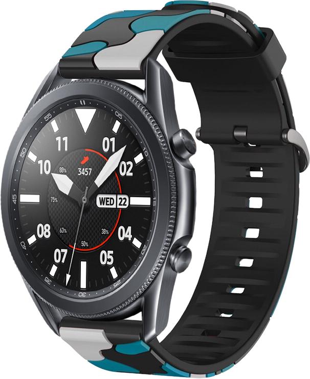 Ремешок Tactic Camouflage для Galaxy Watch 3 45 мм Blue (32934-28) - фото 1 Ремешок Tactic Camouflage для Galaxy Watch 3 45 мм Blue (32934-28) - фото 1