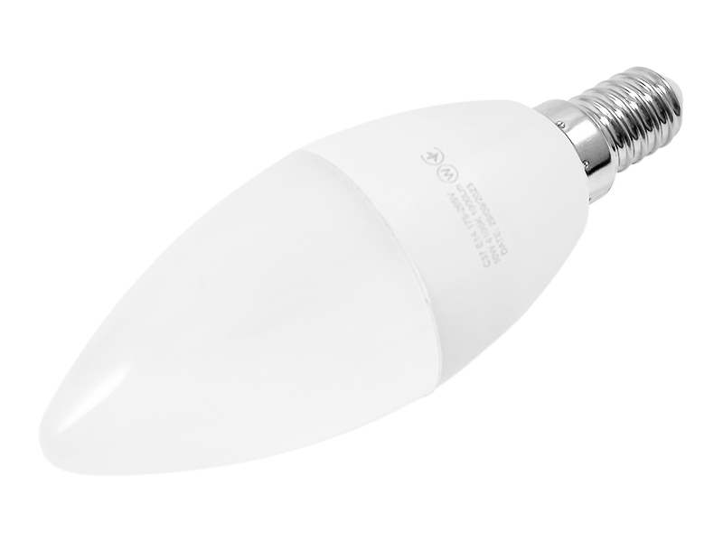 Светодиодная лампа SIVIO C37 10W E14 4100K 220V (1012790)