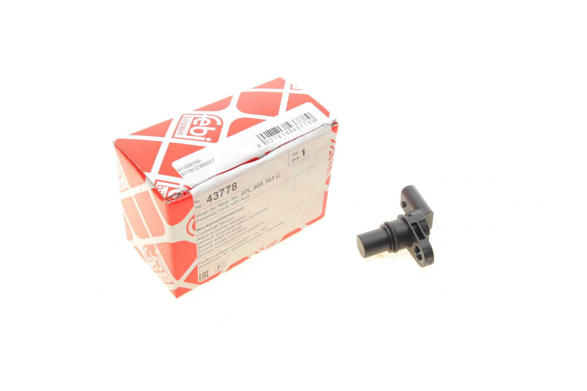 Датчик FEBI BILSTEIN положення розподільного валу VW Golf V/VI/ T5 2,0 TSI 04 (43778)