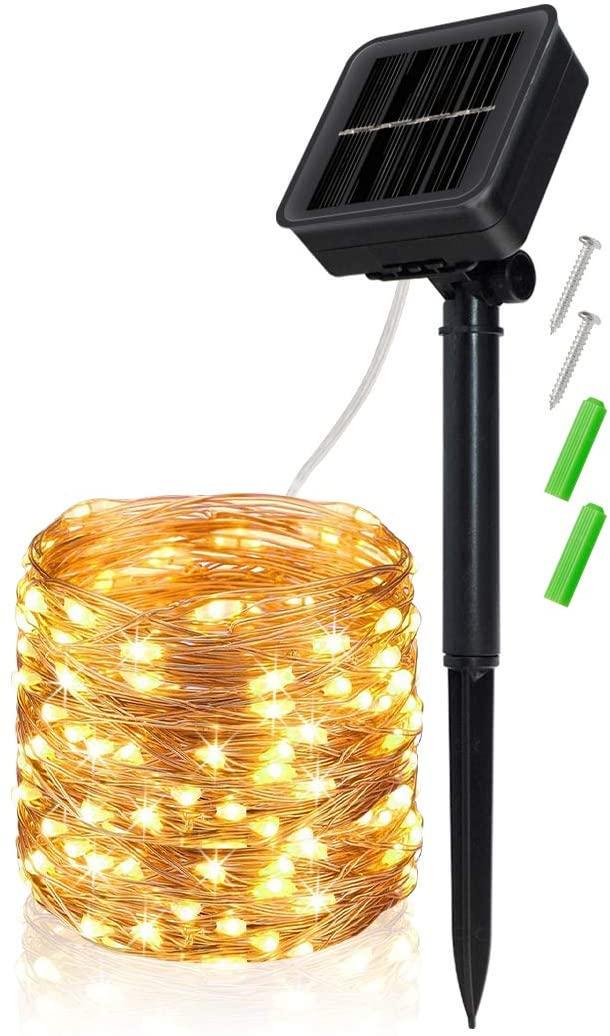 Світлодіодна гірлянда нитка Solar Роса WW 300 Led 30 м теплий Білий - фото 2 Світлодіодна гірлянда нитка Solar Роса WW 300 Led 30 м теплий Білий - фото 2