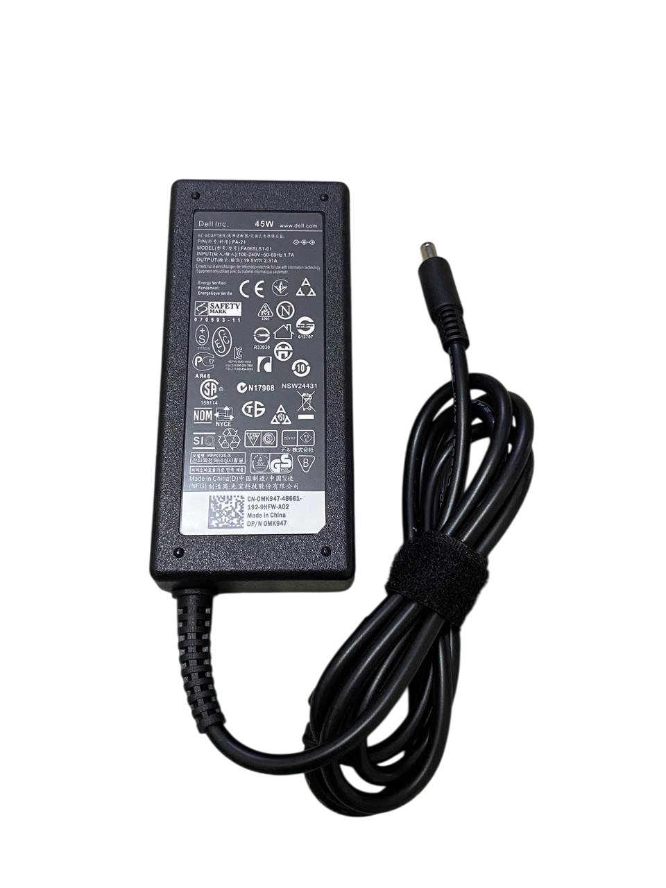 Блок питания для ноутбука Dell 19,5 V/2,31 A/45 W/4,5x3,0+pin (2482899985)
