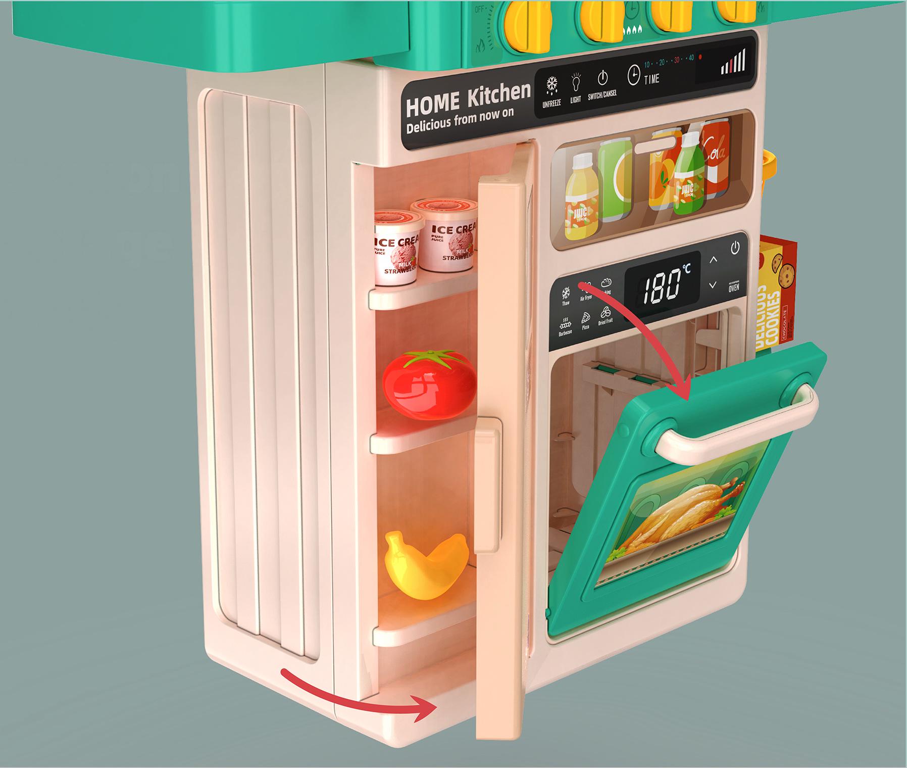 Кухня дитяча Lolly Kids LK224 78 см та ефекти та 50 аксесуари (9794) - фото 4 Кухня дитяча Lolly Kids LK224 78 см та ефекти та 50 аксесуари (9794) - фото 4