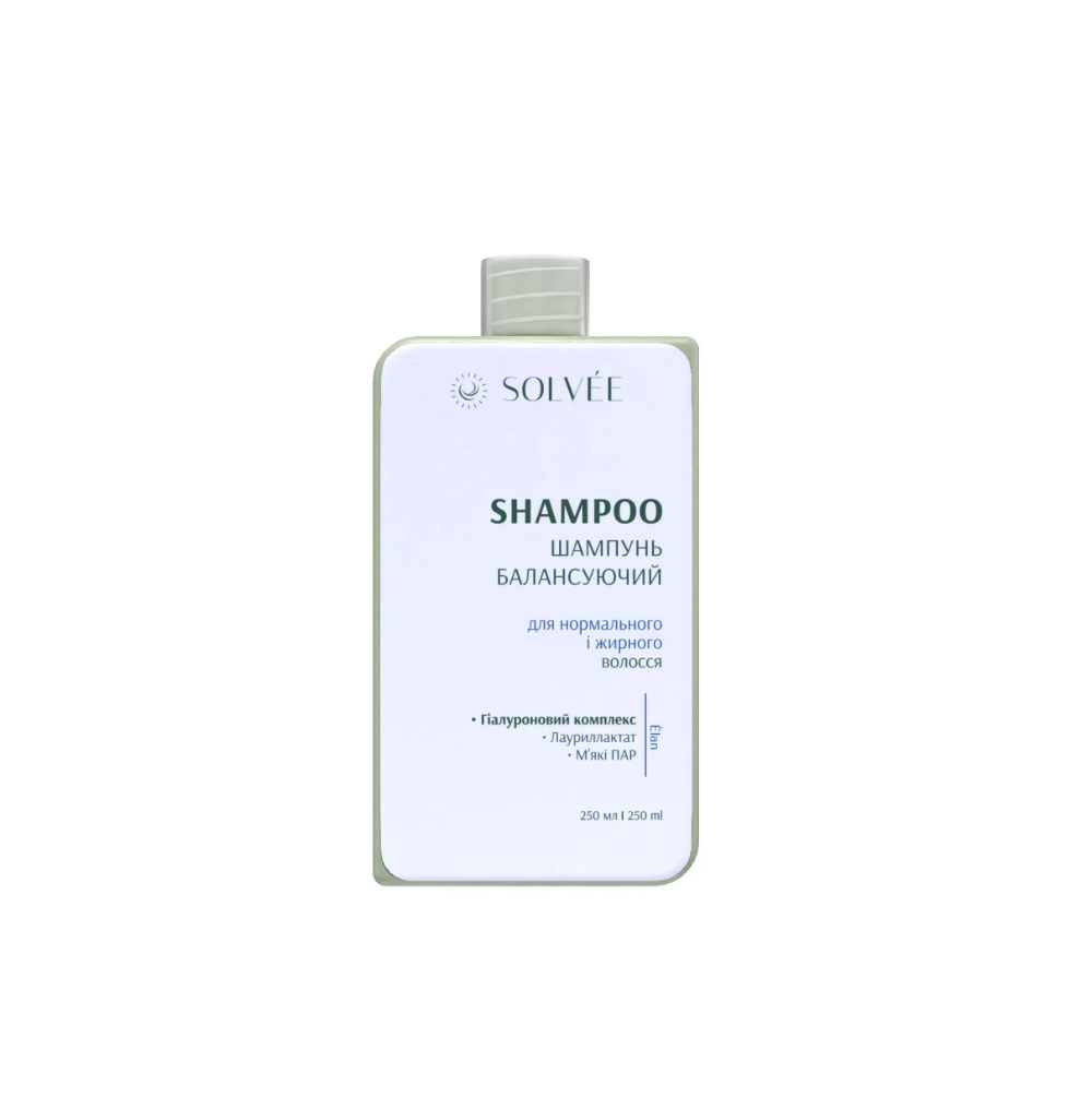 Шампунь балансуючий для нормального і жирного волосся Solvée Elan Shampoo 250 мл