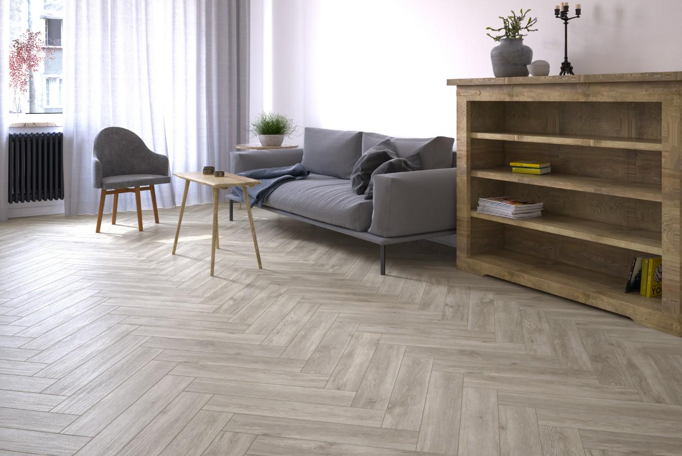 Ламинат виниловый SPC LVT Aberhof Carmelita английская елка (0701) - фото 3 Ламинат виниловый SPC LVT Aberhof Carmelita английская елка (0701) - фото 3