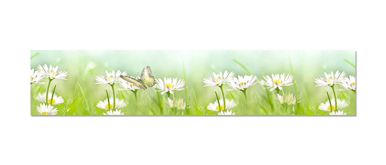 Наклейка виниловая на кухню Zatarga Полевые Ромашки 600х3000 мм (1289776356)